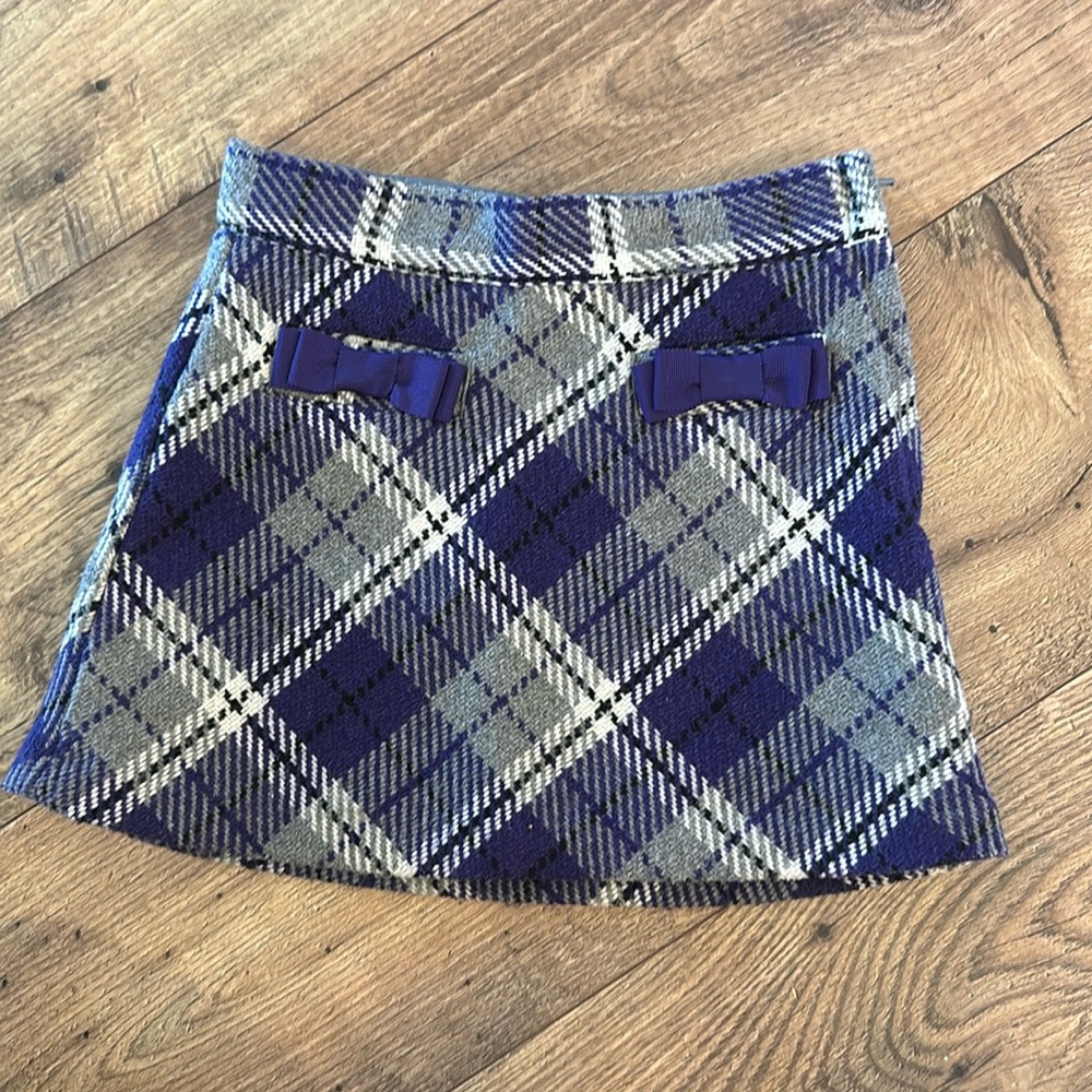 Janie and Jack Purple Plaid A Line Skirt Size 5 -FREE SHIPPING!